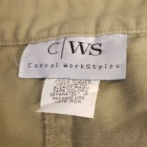 Long  ankle  length Khaki  shirt